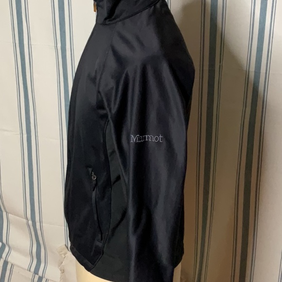 Marmot Levity jacket windstopper black womens large full body pockets vintage - Picture 3 of 13
